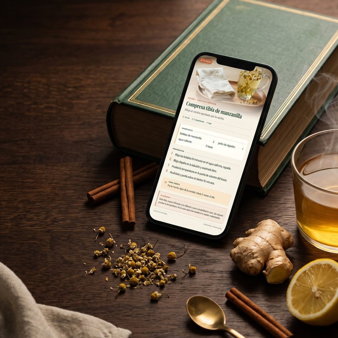 Una receta abierta en el celular
